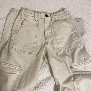 ***sold****BDG Ivory cargo pants